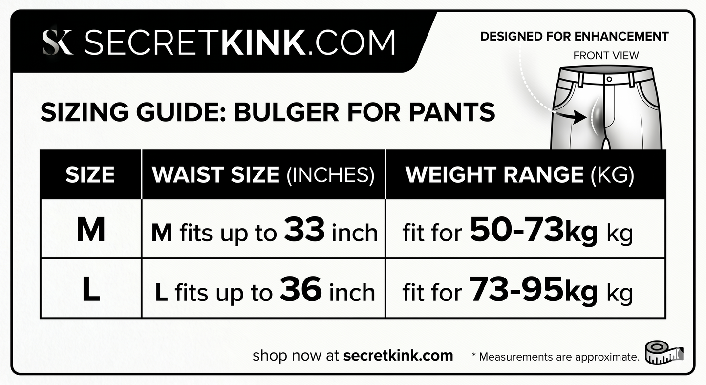 Foam Bulge Penis Packer Pants | Elasticated Comfort Fit Pouch Enhancer & Protector