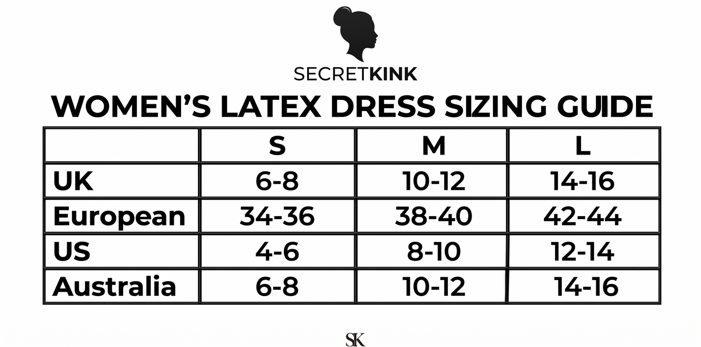 Latex Dress Seamless Moulded (Black l Pink)