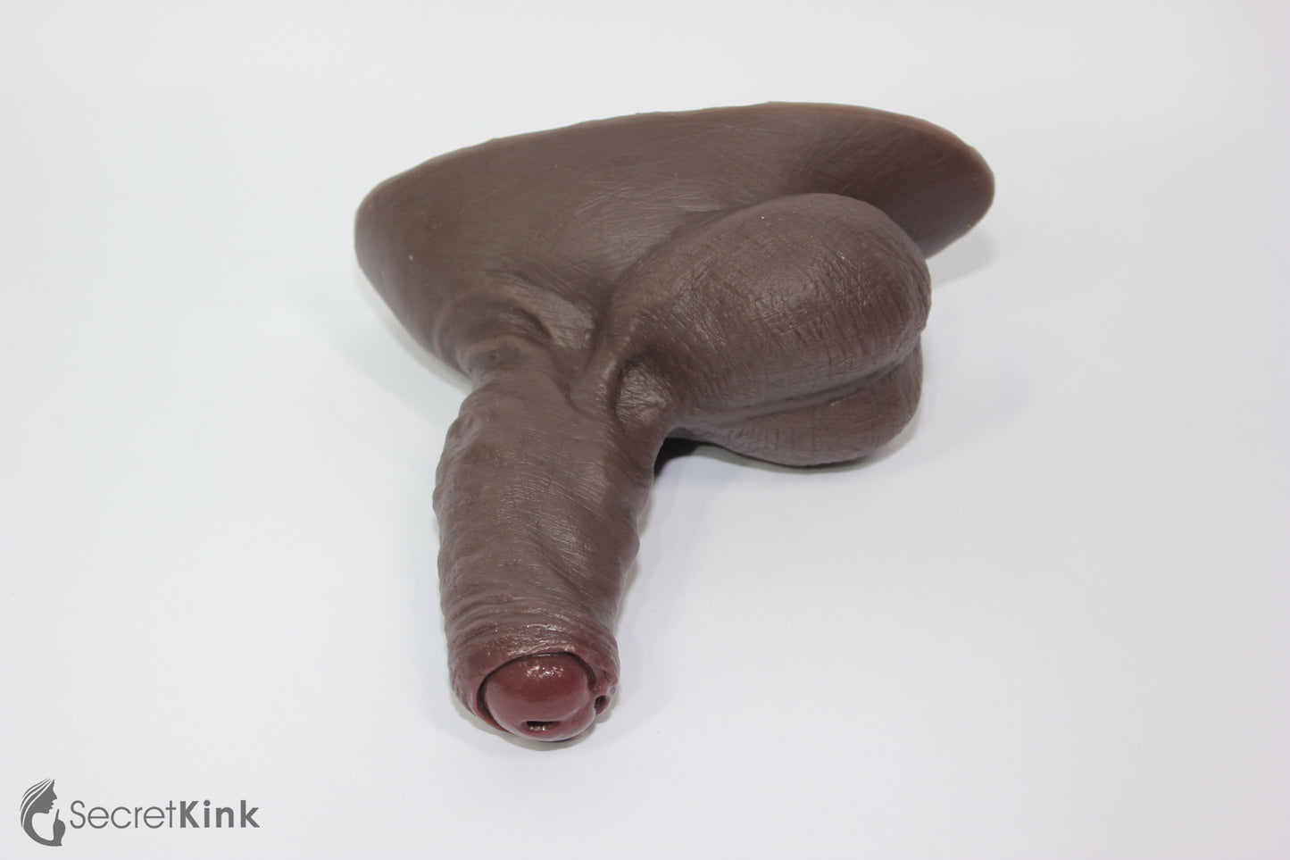 4-inch Chubby Silicone Penis Sleeve Packer with Heavy Balls