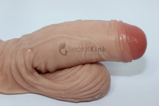 5-inch Silicone Penis Sleeve with Ball-Sack