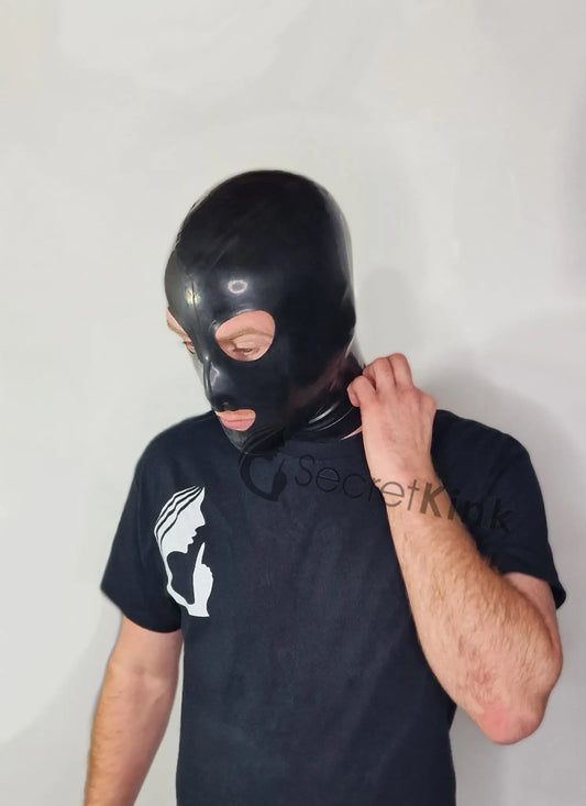 Premium Handmade Latex Hood | Mask for Cosplay & Clubwear