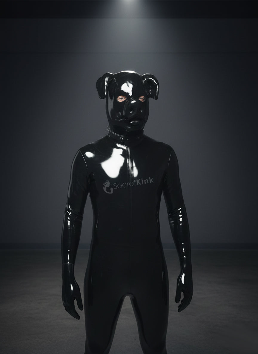 Latex Pig Hood