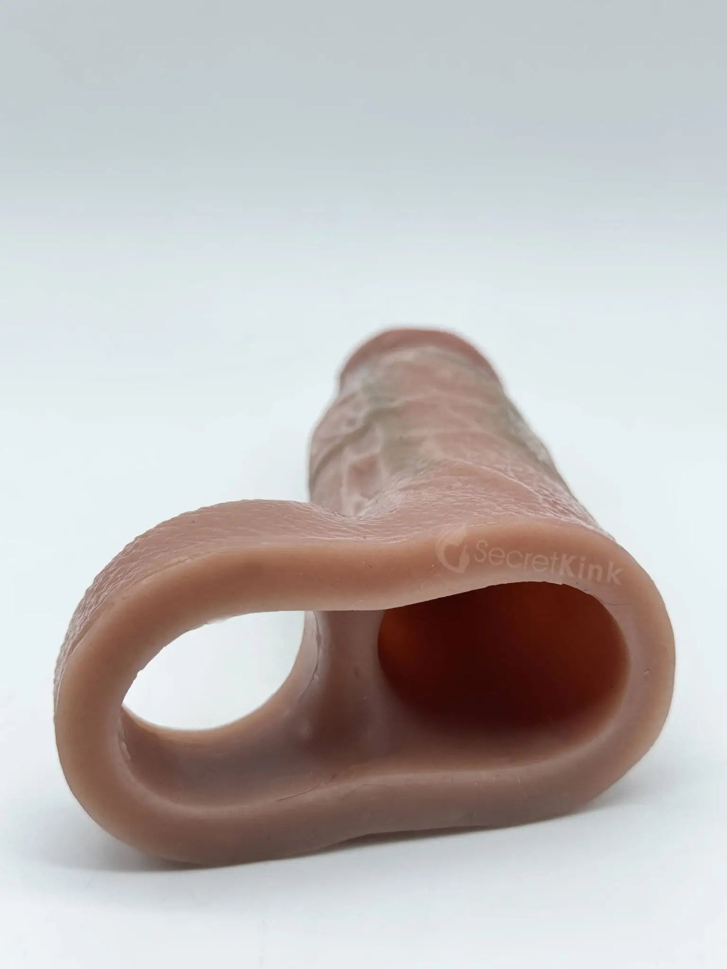 6-inch Silicone Penis Sleeve Extender (includes expandable Testicle Ring)