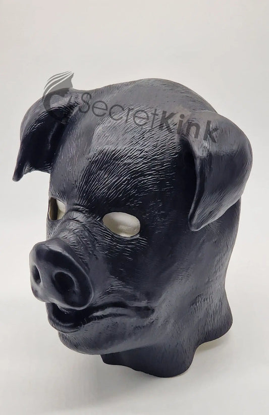 Latex Pig Hood (Textured)