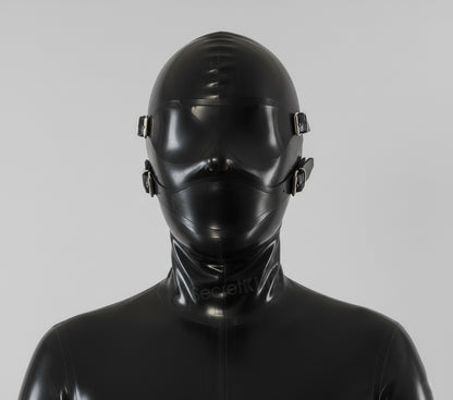 3 Piece Bondage Latex Hood