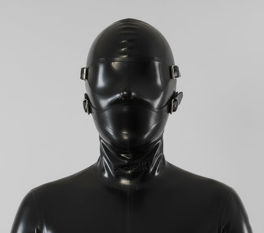 3 Piece Bondage Latex Hood