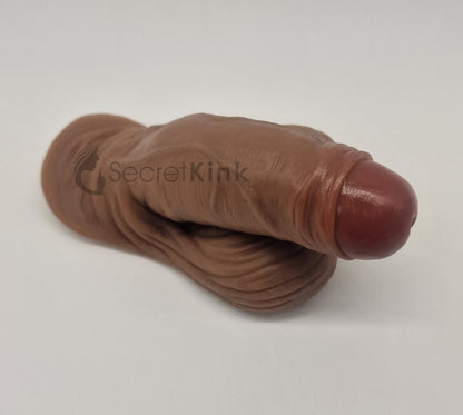 5.5-inch Flaccid Silicone Penis Sleeve Packer FTM