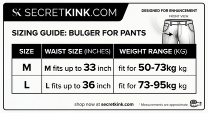 Foam Bulge Penis Packer Pants | Elasticated Comfort Fit Pouch Enhancer & Protector