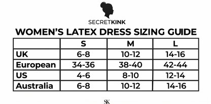 Latex Dress Seamless Moulded (Black l Pink)