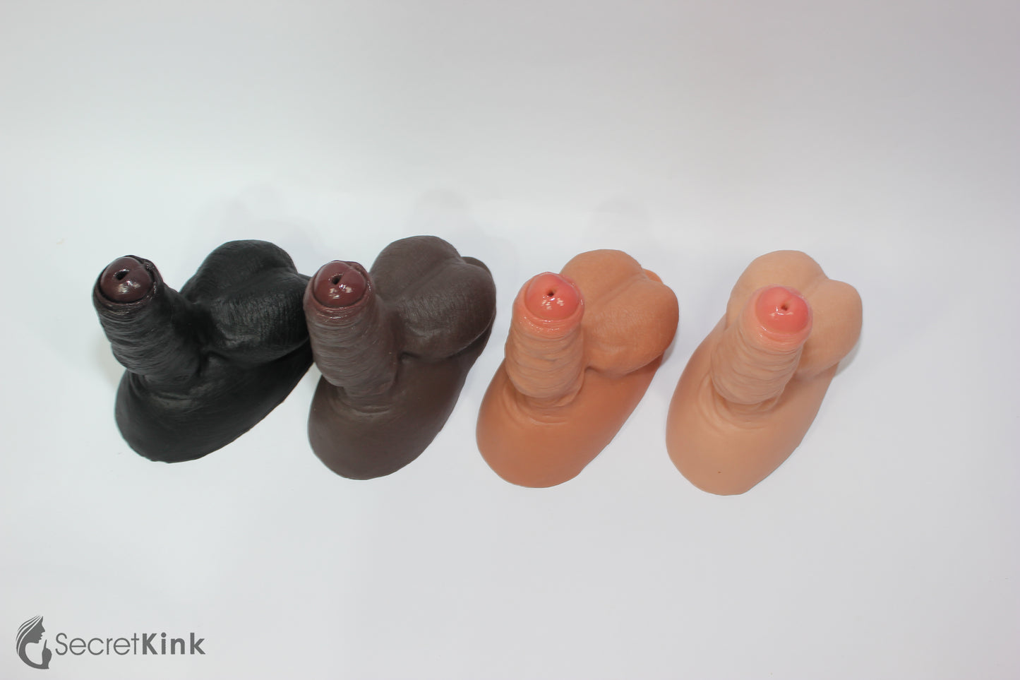 4-inch Chubby Silicone Penis Sleeve Packer with Heavy Balls