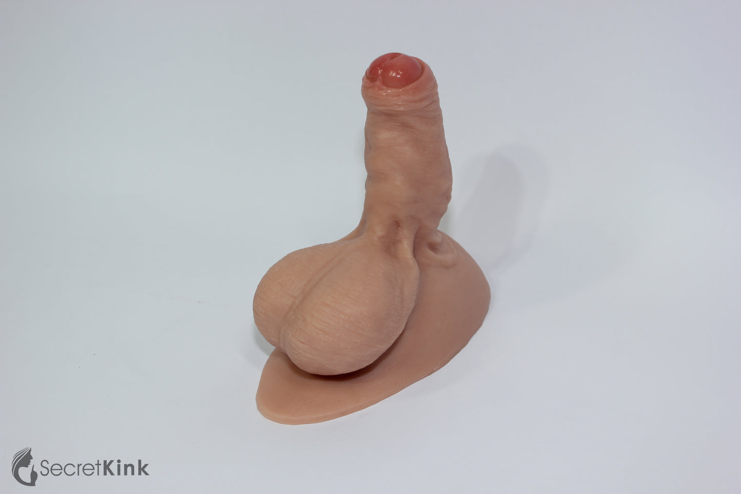 4-inch Chubby Silicone Penis Sleeve Packer with Heavy Balls