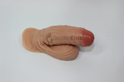 5-inch Silicone Penis Sleeve with Ball-Sack