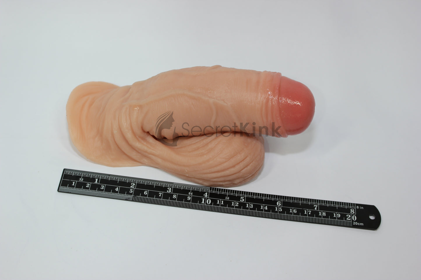 5-inch Silicone Penis Sleeve with Ball-Sack