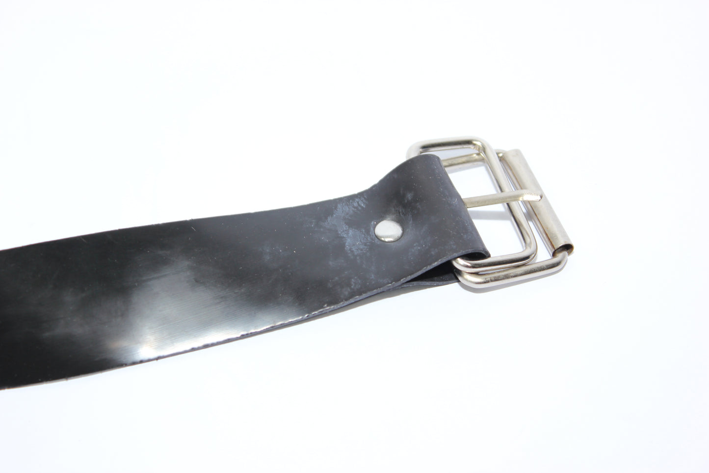 Latex Mouth Gag with Latex Strap Buckle Belt