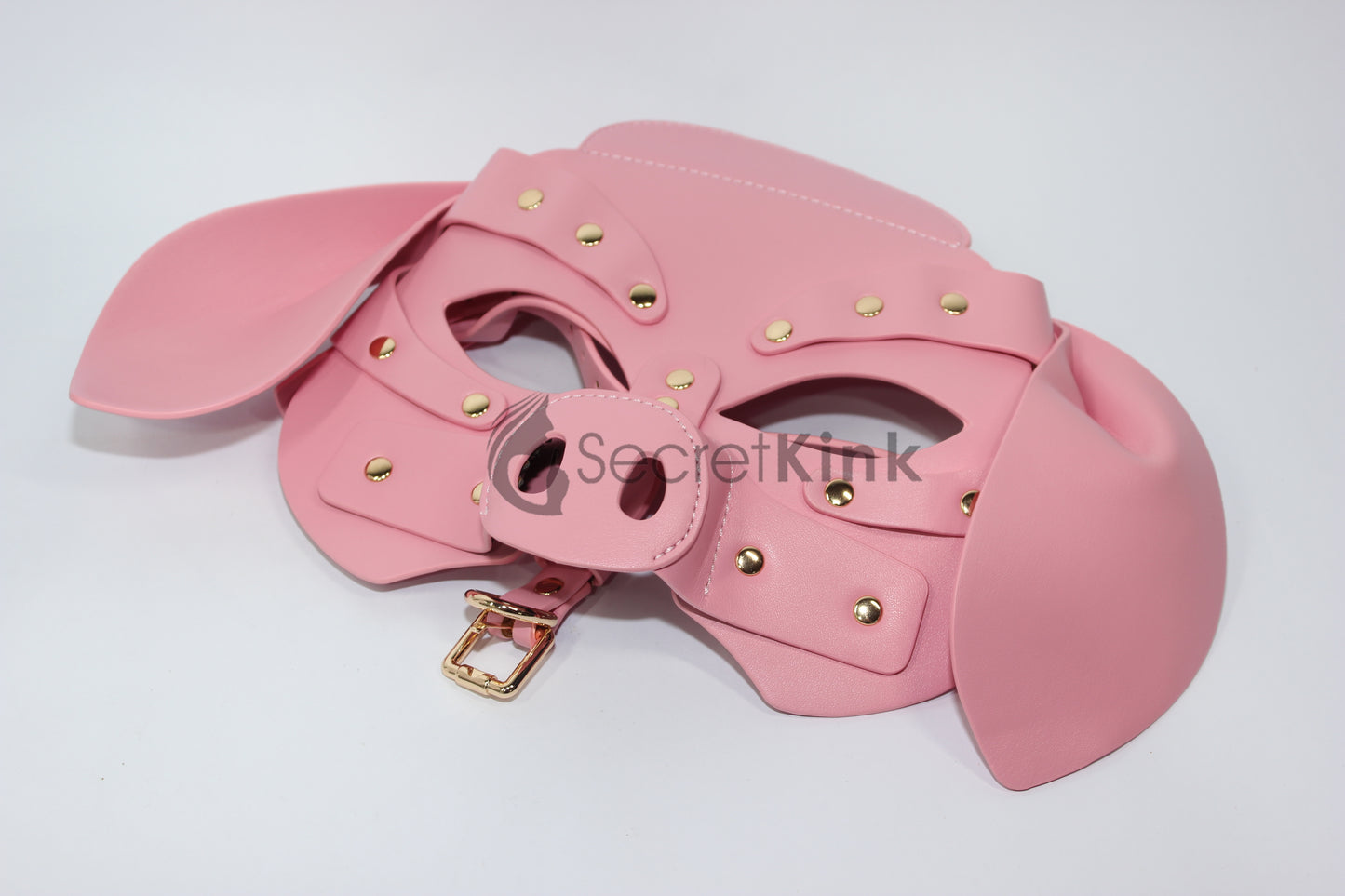 Vegan Leather Pig Masquerade Mask
