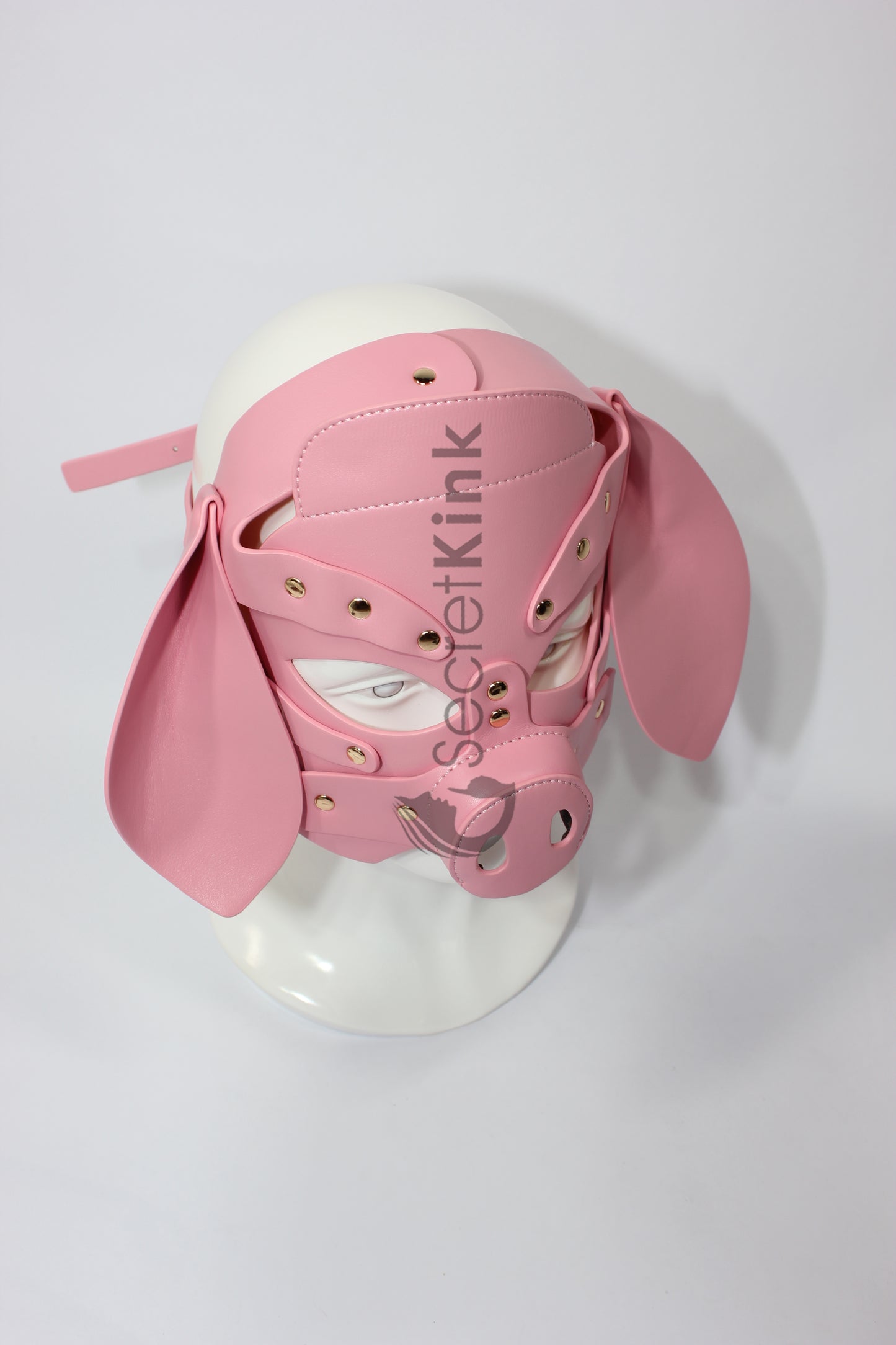 Vegan Leather Pig Masquerade Mask