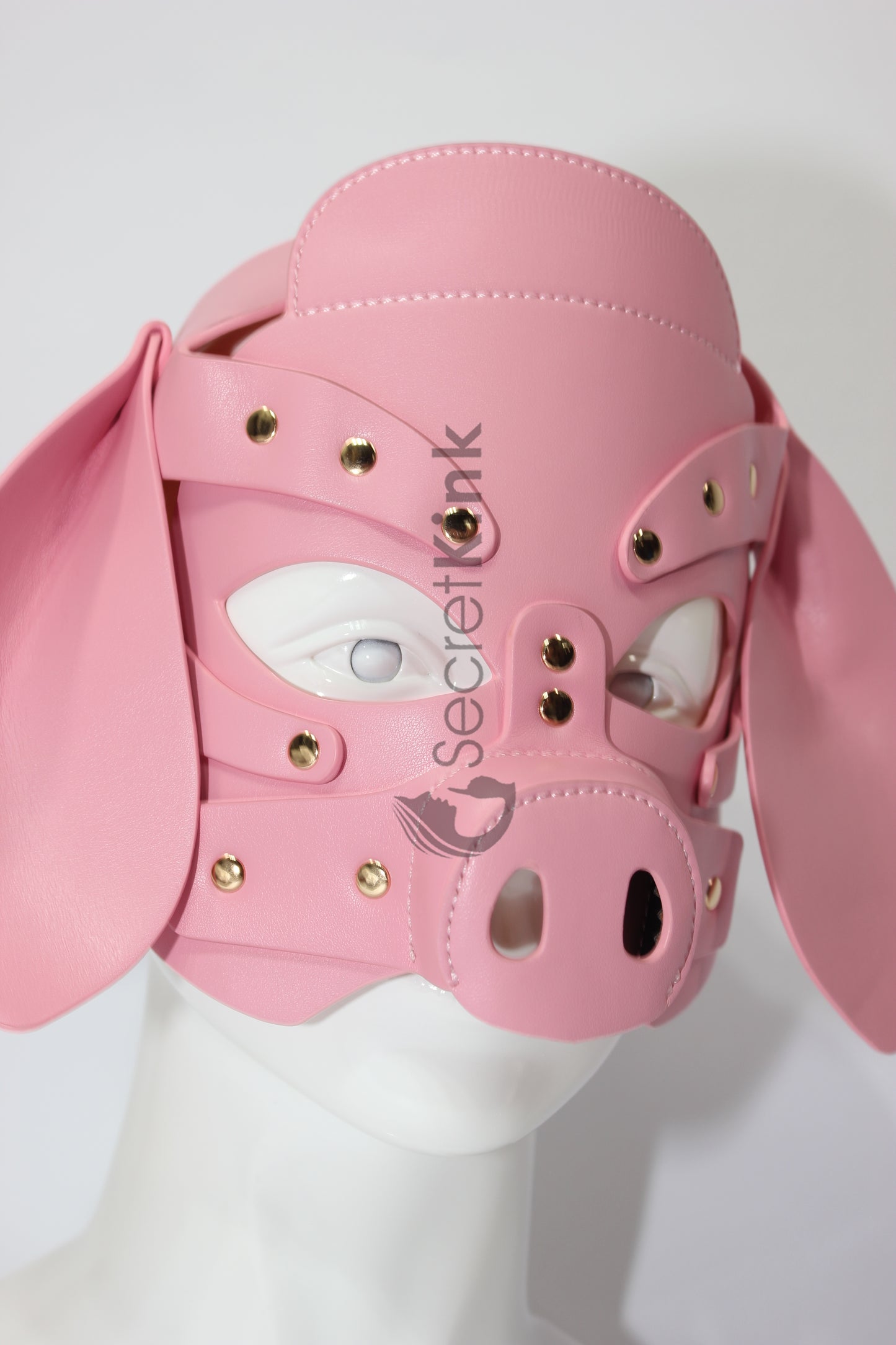 Vegan Leather Pig Masquerade Mask