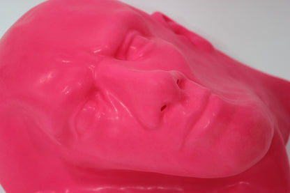 Masculine Pink Latex Hood (Moulded)