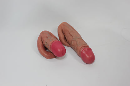 Silicone Penis Sleeve - Textured Reusable l 3.5 or 5.5 inch