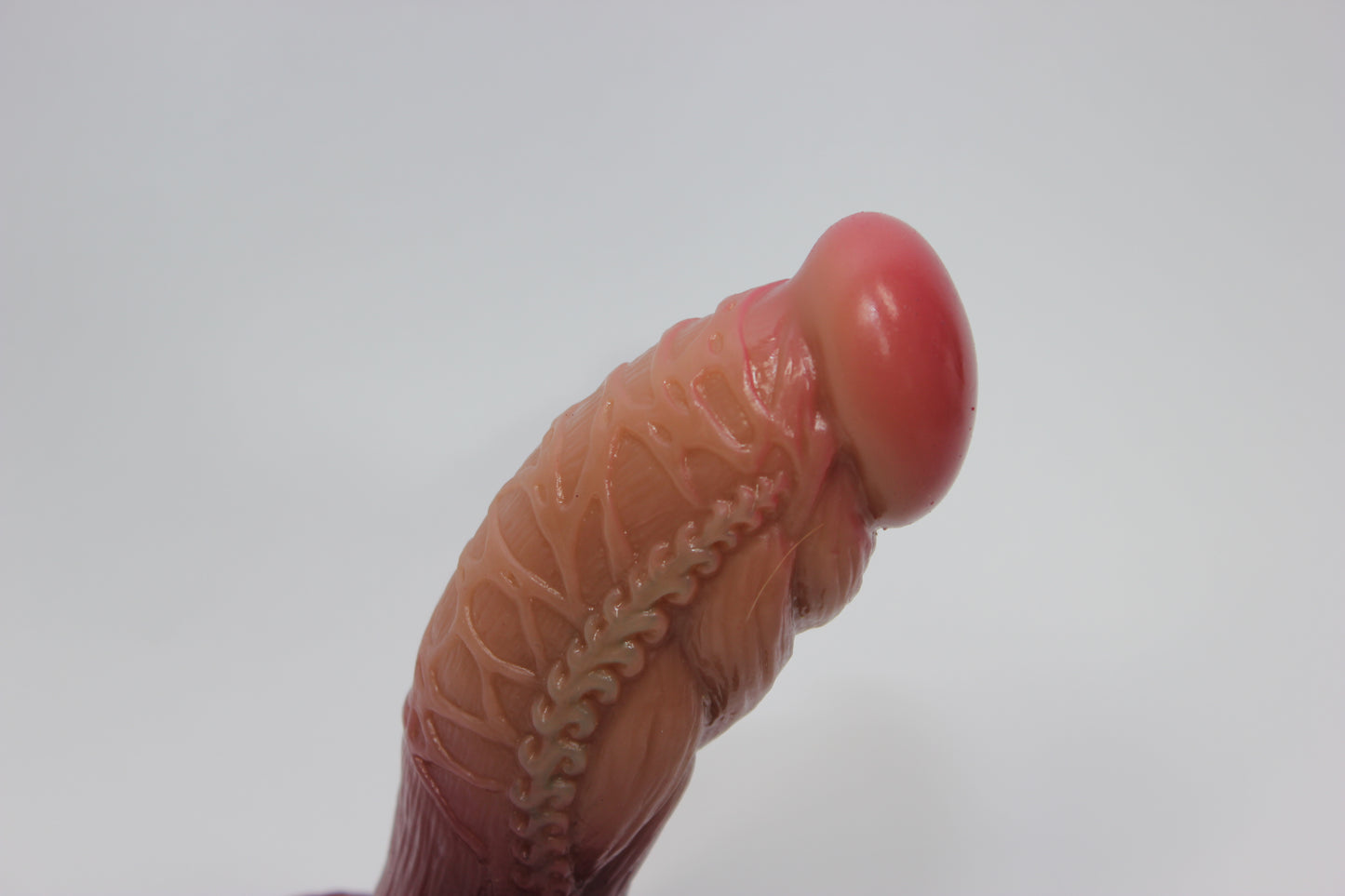 Realistic Veiny Textured Dildo – Ombré Silicone Toy with Suction Cup Base l 6 inch