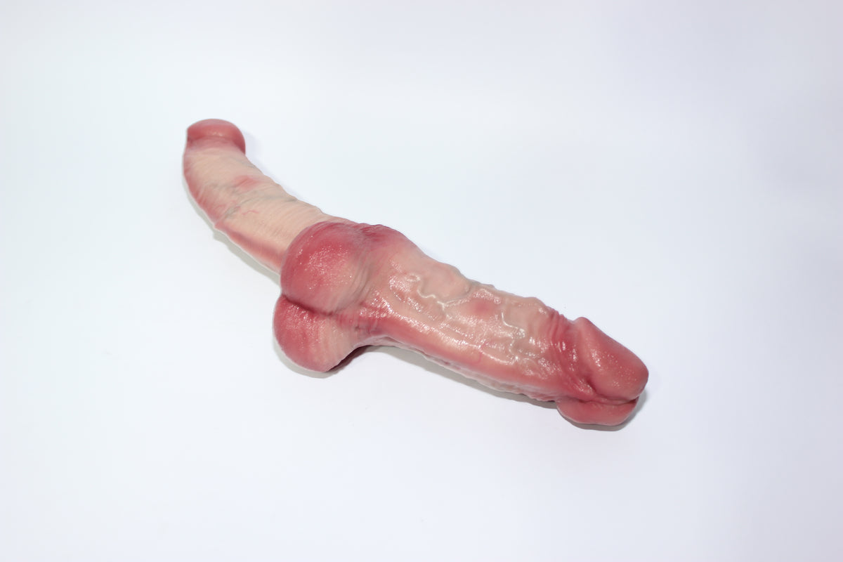 Realistic Silicone Double-Ended Dildo – Dual Penetration Toy 6.5' + 5.5'