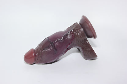 Small Girthy Realistic Silicone Dildo | Body-Safe 5 inch