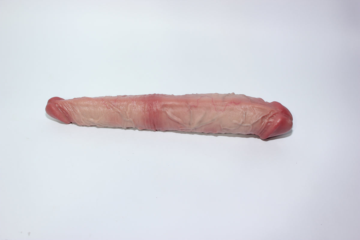 Realistic Silicone Double-Ended Dildo – Dual Penetration Toy 7" & 6"
