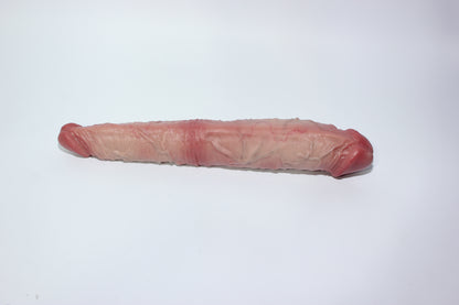 Realistic Silicone Double-Ended Dildo – Dual Penetration Toy 7" & 6"
