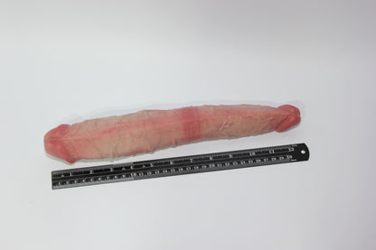 Realistic Silicone Double-Ended Dildo – Dual Penetration Toy 7" & 6"