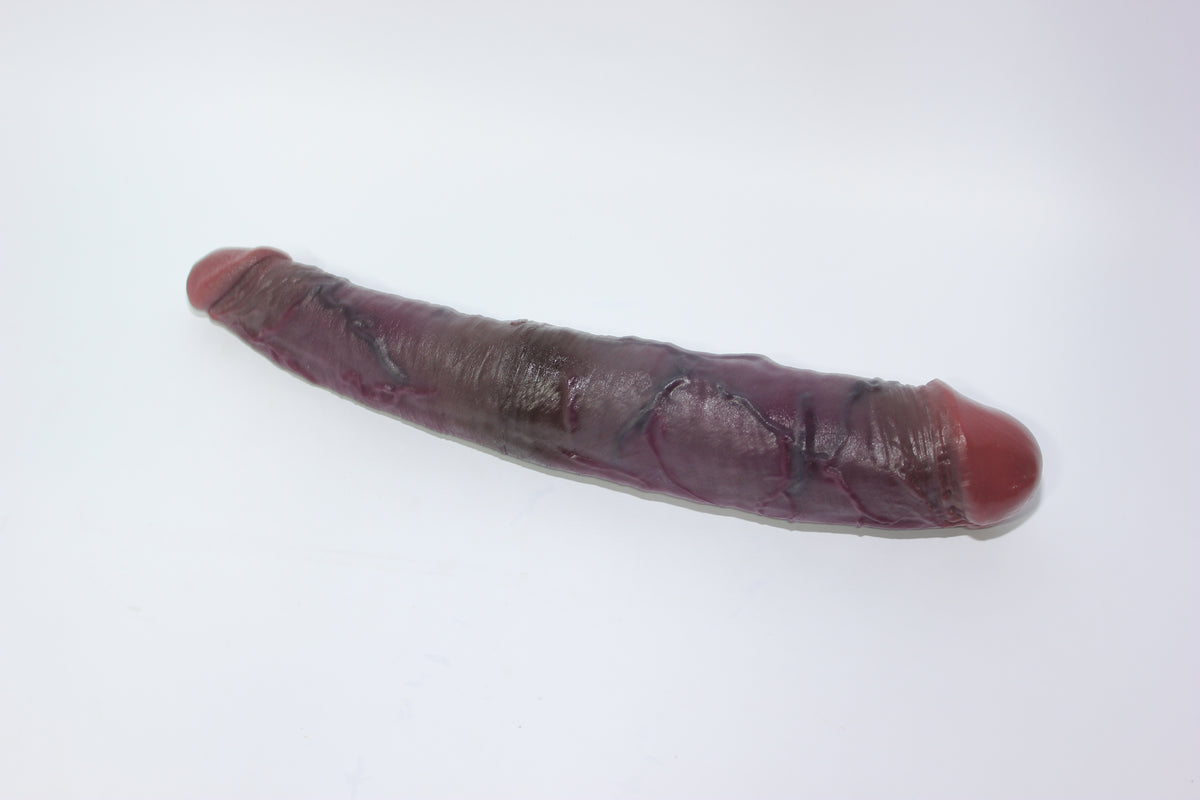Realistic Silicone Double-Ended Dildo – Dual Penetration Toy 7" & 6"
