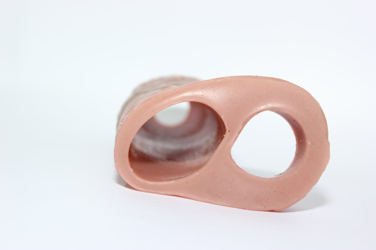5.5-inch Open Tip Silicone Penis Sleeve – Light Skin Tone