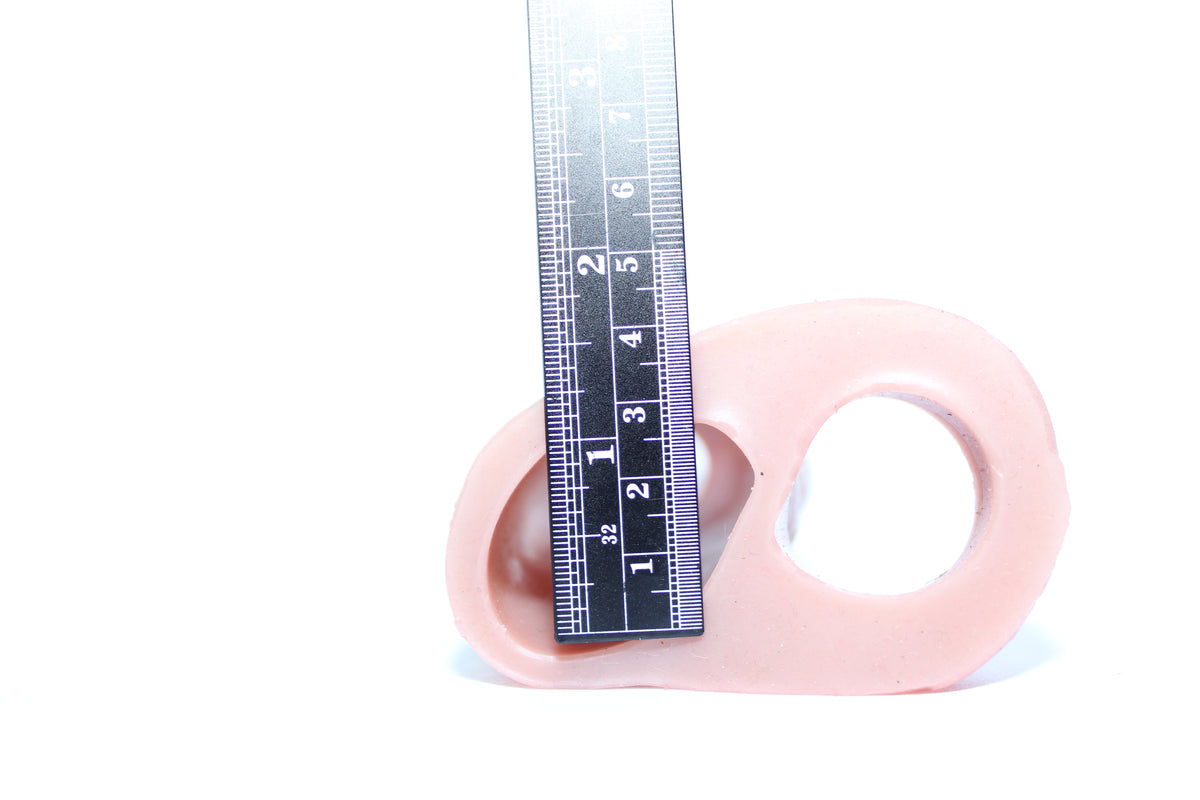 5.5-inch Open Tip Silicone Penis Sleeve – Light Skin Tone