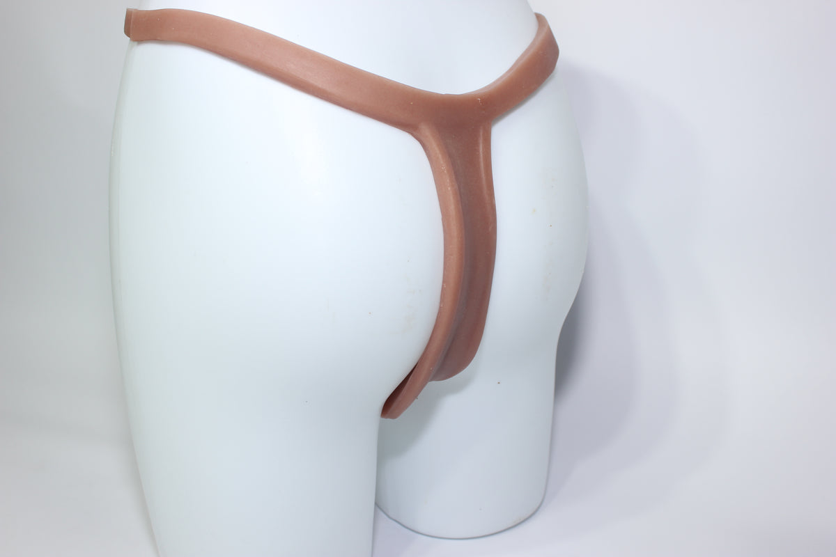 Realistic 6" Hung Fat Dildo Pants for Men & Women l Lifelike Strap-on Silicone Wearable