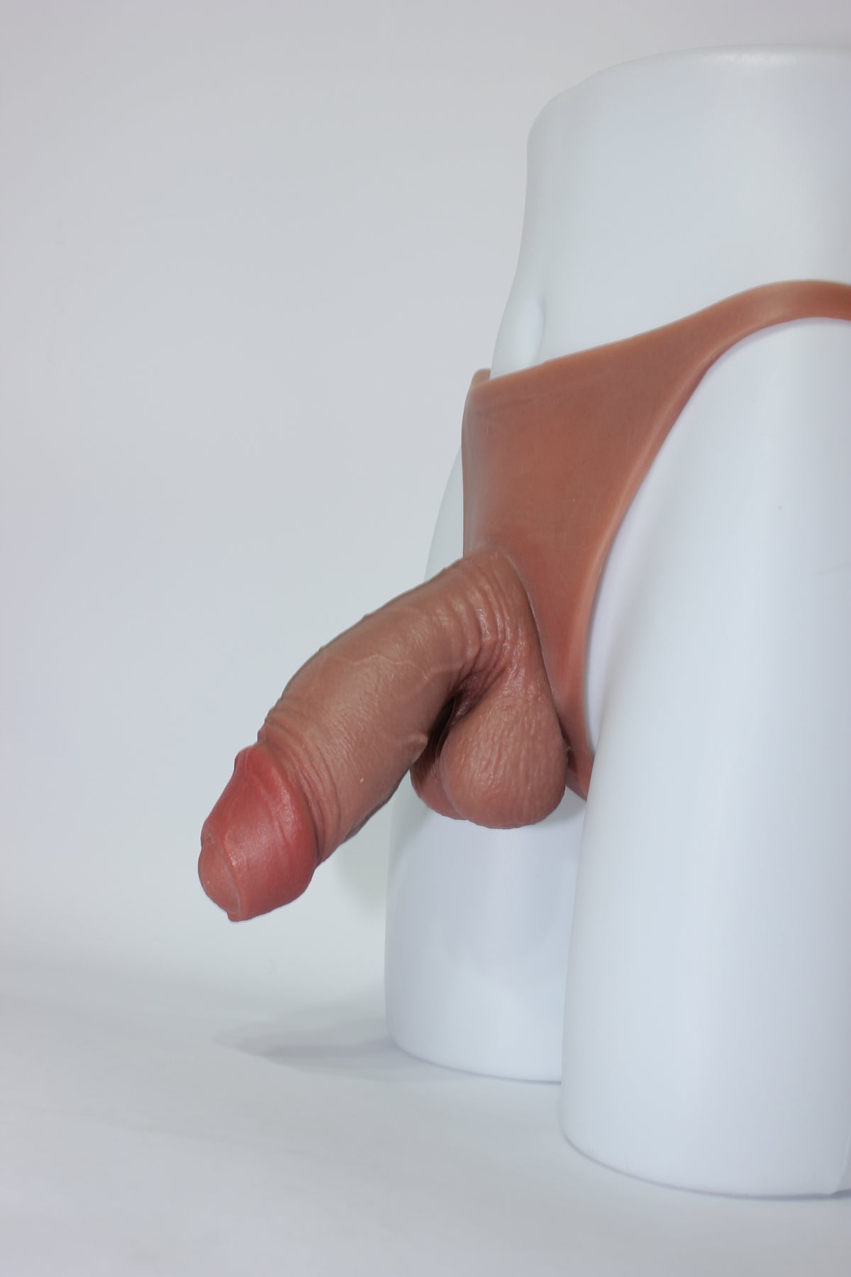 Realistic 6" Hung Fat Dildo Pants for Men & Women l Lifelike Strap-on Silicone Wearable