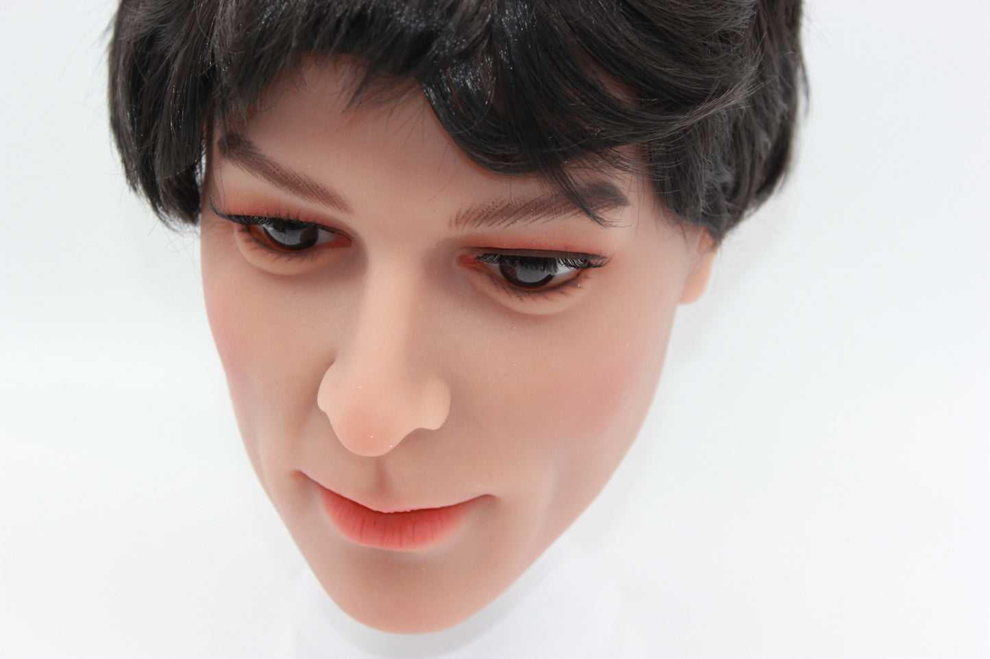 Male TPE Sex Doll Head (with Wig Hair) - David