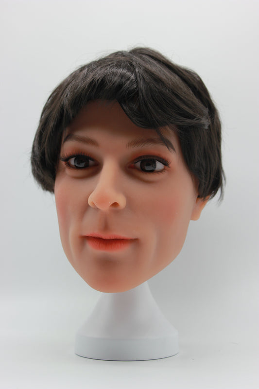 Male TPE Sex Doll Head (with Wig Hair) - David