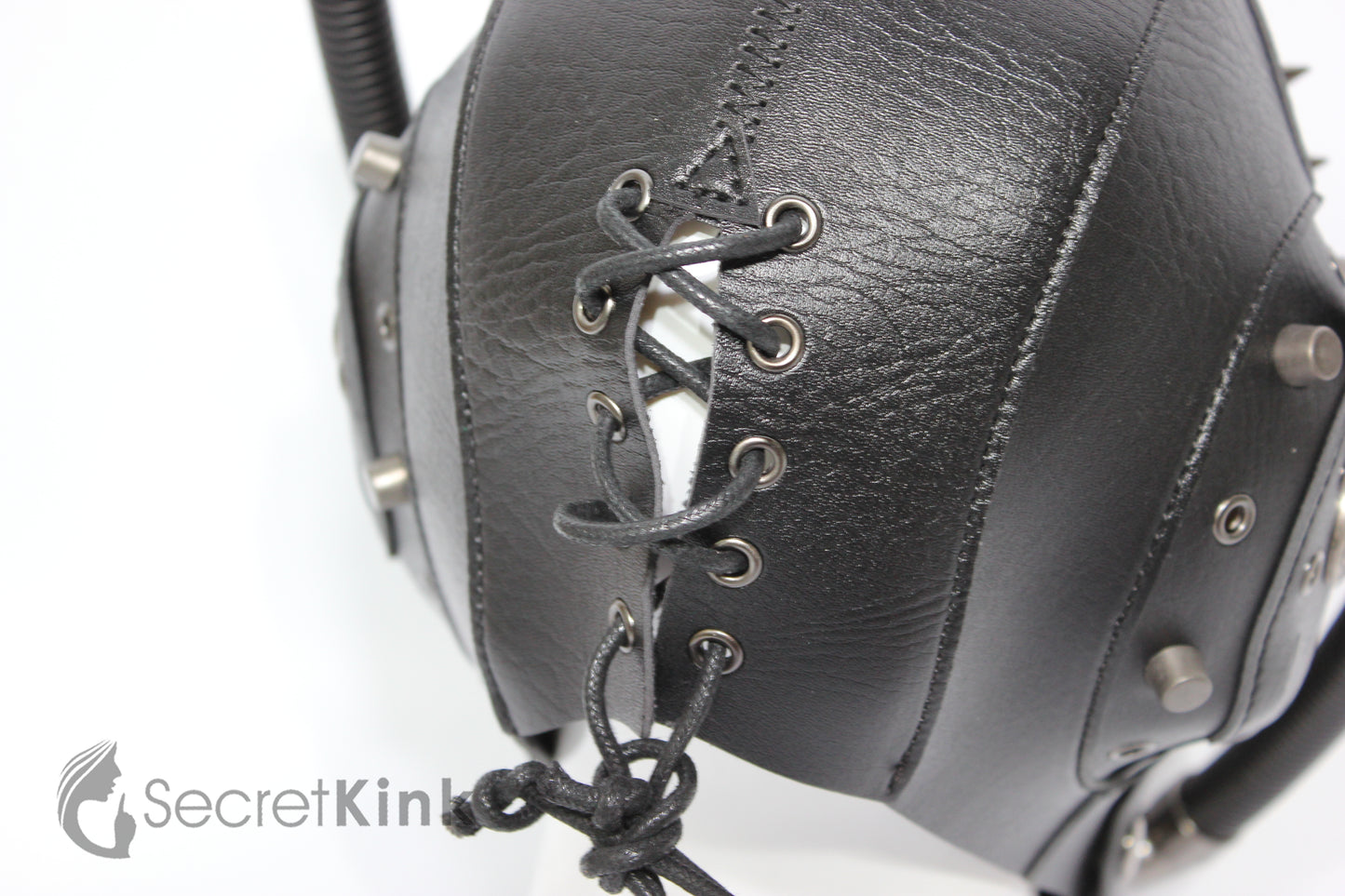 Steampunk Vegan Leather Hood