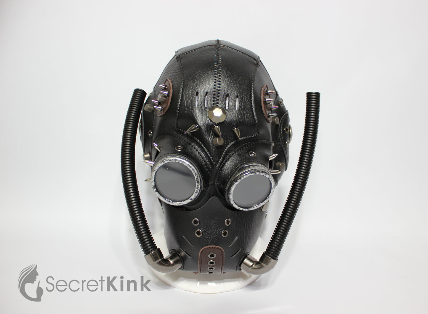 Steampunk Vegan Leather Hood