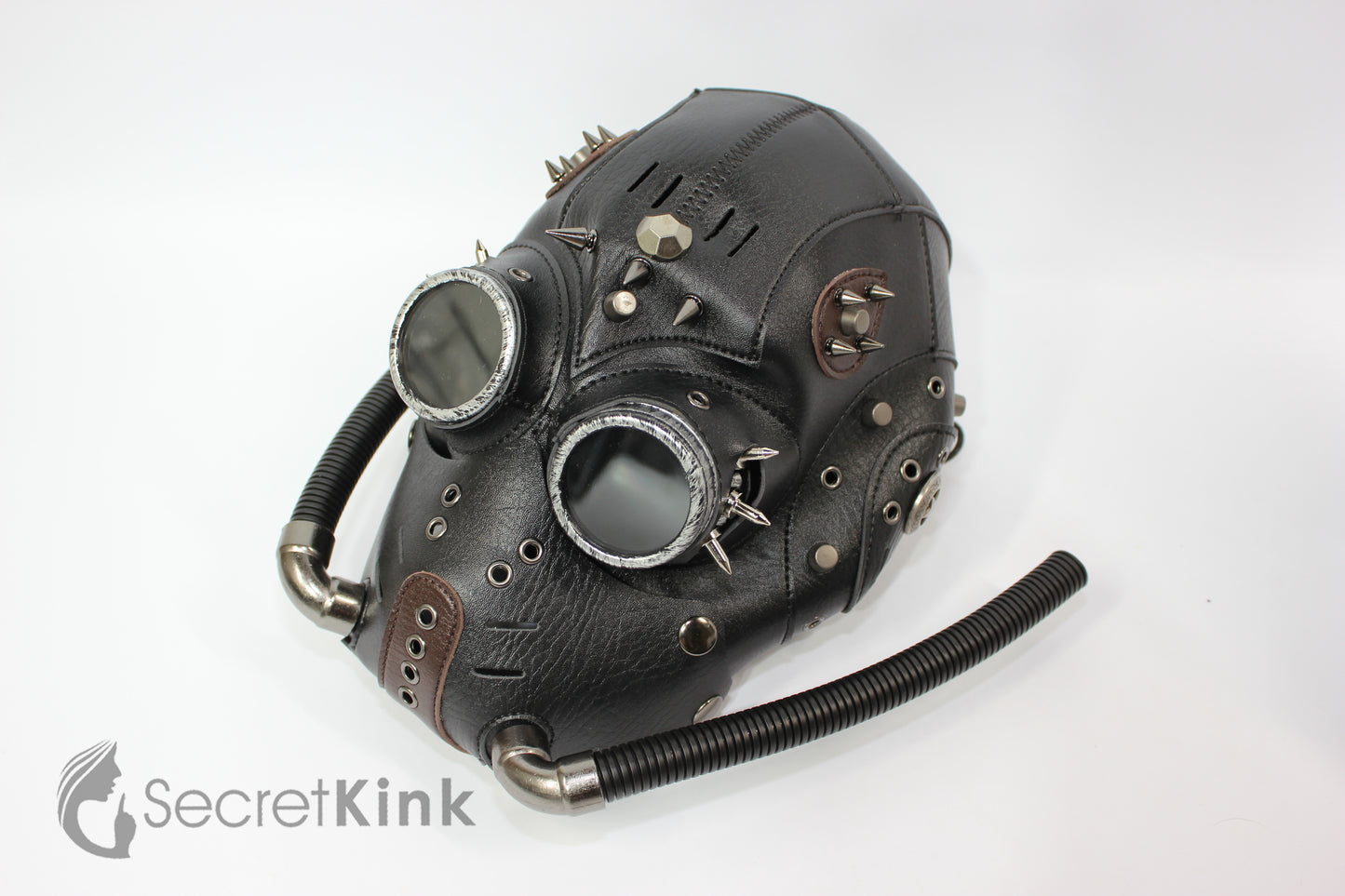 Steampunk Vegan Leather Hood