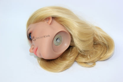 Ultra Realistic Female Silicone Sex Doll Head (Fair Skin-Tone) - Loni
