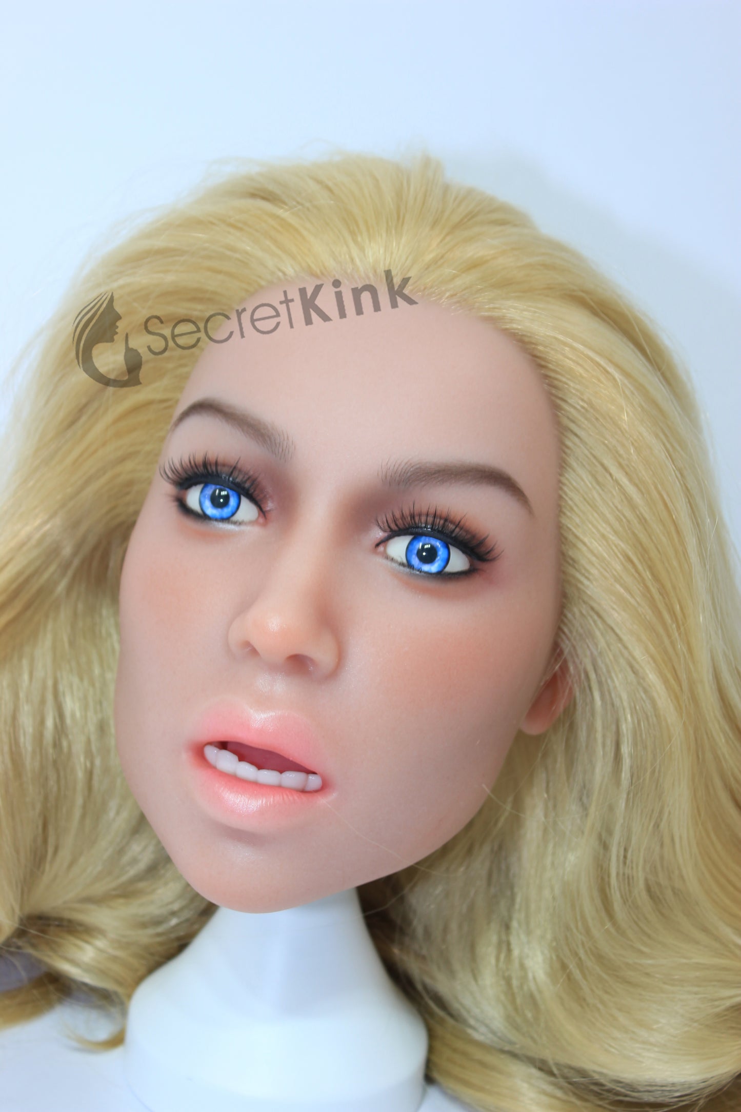 Ultra Realistic Female Silicone Sex Doll Head (Fair Skin-Tone) - Loni