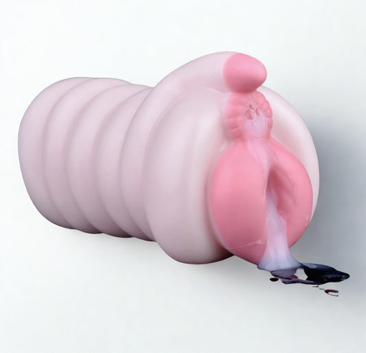 Pig Masturbator l Silicone Soft Dual-Channel Men's Stroker