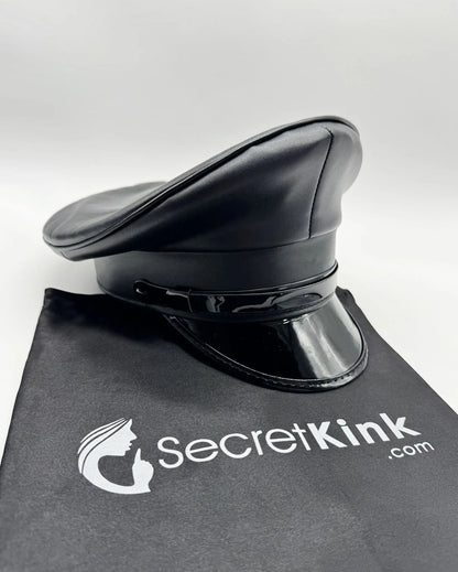 Black Military-Style Dominance Cap