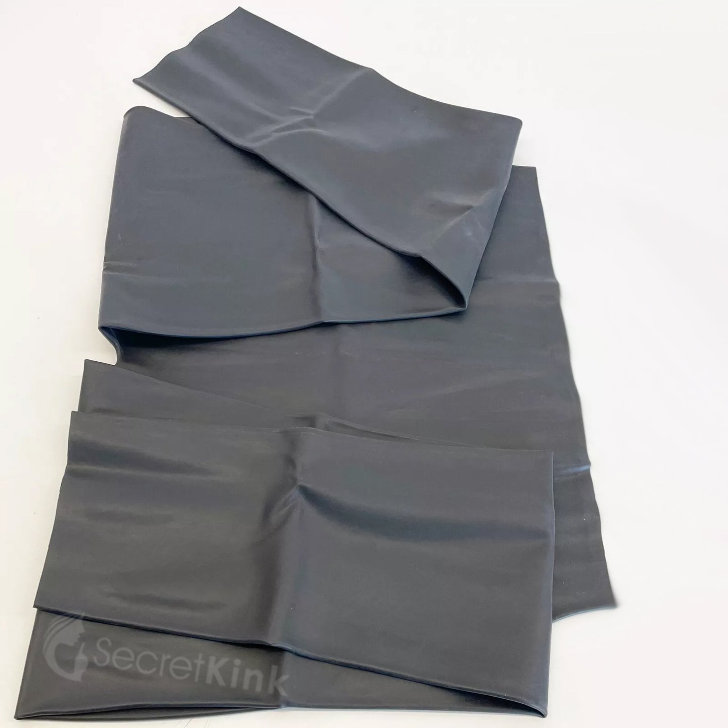 Black Latex Moulded Trousers Pants