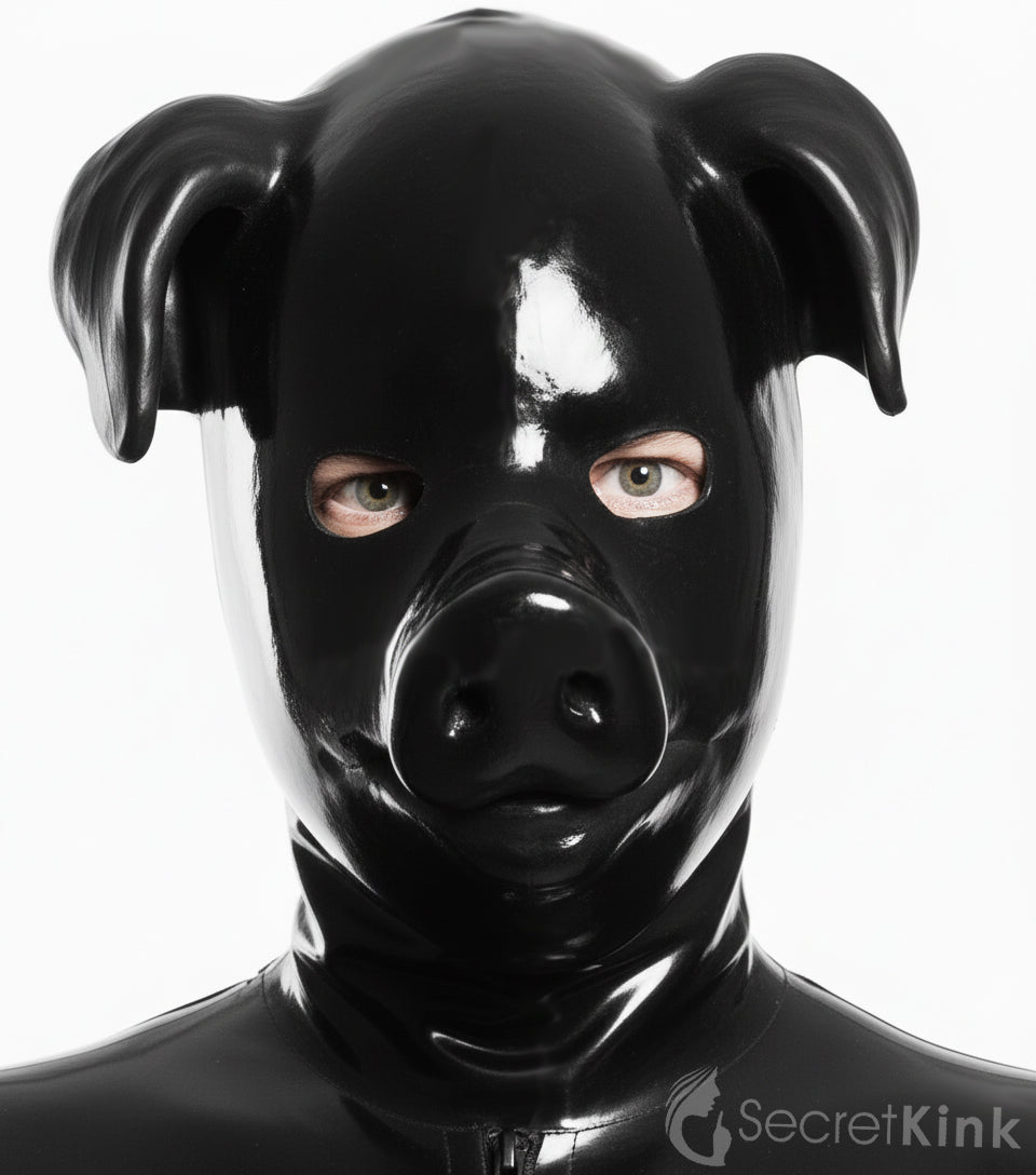 Latex Pig Hood