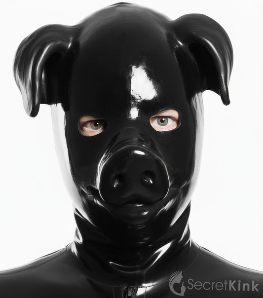 Latex Pig Hood
