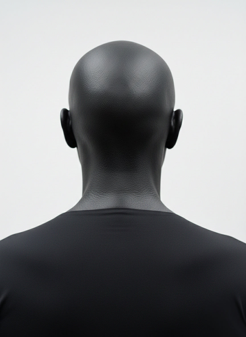 Black Silicone Male Mask Seamless Full Head Expandable Rubber Mask