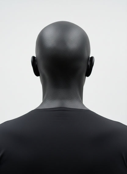 Black Silicone Male Mask Seamless Full Head Expandable Rubber Mask