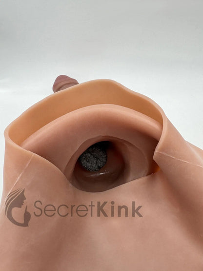 8-inch Realistic Silicone Dildo Pants