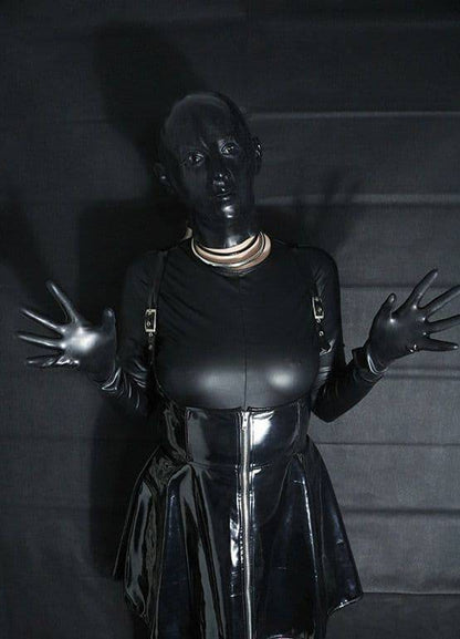 Feminine Latex Moulded Hood